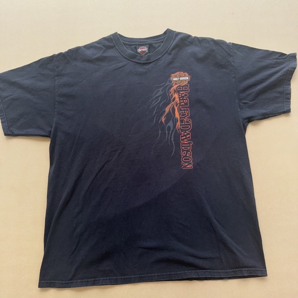 Harley Davidson 2XL‎ Shirt Pin Up Girl Red Head Motorcycle Graphic Virginia XXL - Picture 2 of 7